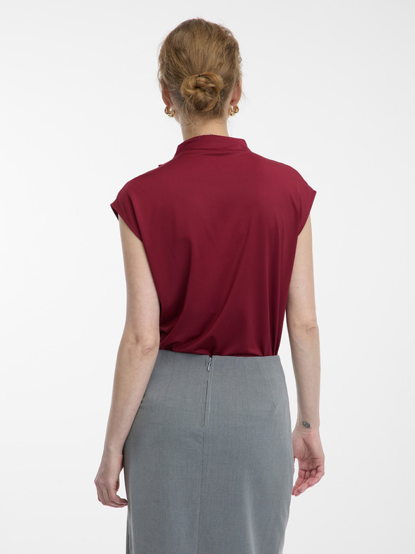 Orsay Bluză cu model floral portocaliu și crem de damă ORSAY