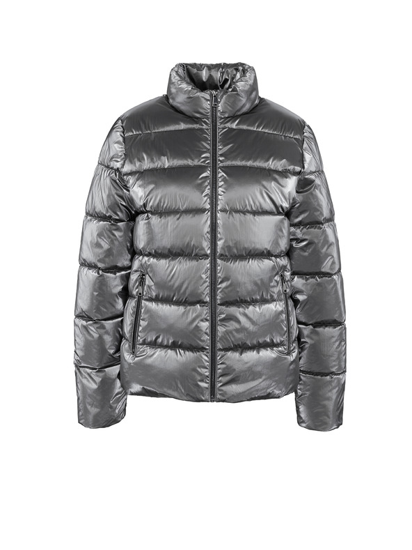 Orsay Jachetă de iarnă argintie pentru femei ORSAY