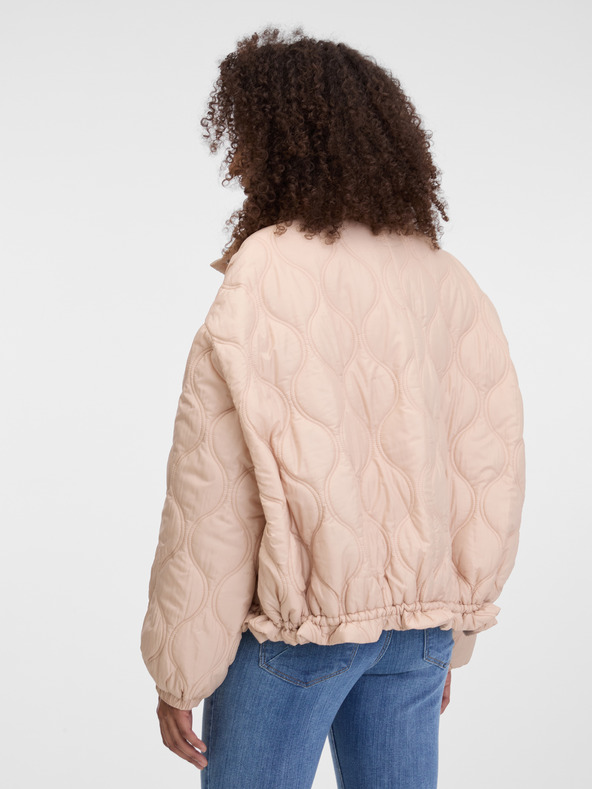 Orsay Jachetă matlasată bej pentru femei ORSAY