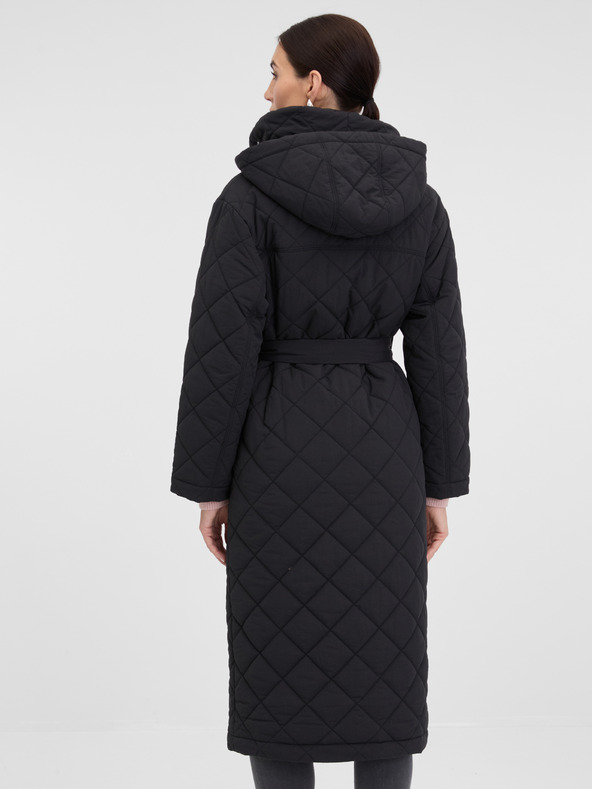 Orsay Geacă matlasată neagră pentru femei ORSAY