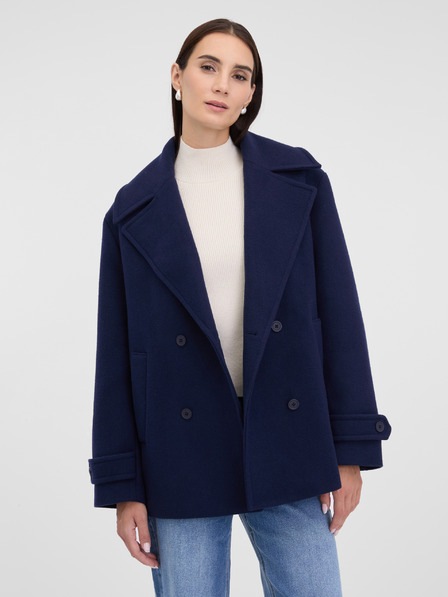 Orsay Haină scurtă albastru închis pentru femei ORSAY