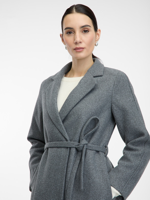 Orsay Palton gri pentru femei ORSAY