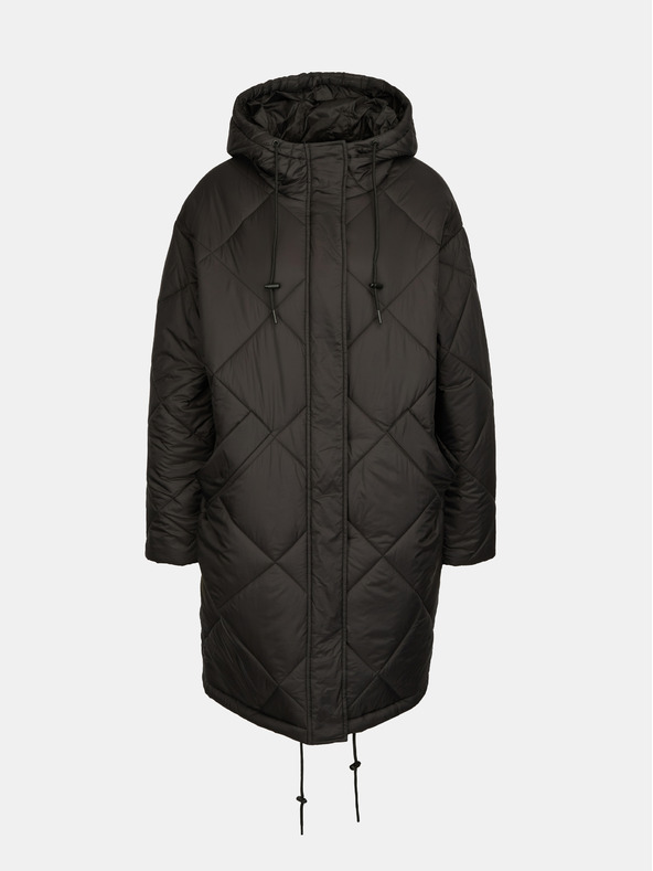 Orsay Geacă matlasată neagră pentru femei ORSAY