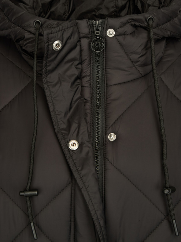 Orsay Geacă matlasată neagră pentru femei ORSAY