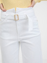 Orsay Blugi albi cu picior lat pentru femei ORSAY