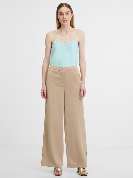 Orsay Pantaloni largi bej pentru femei ORSAY