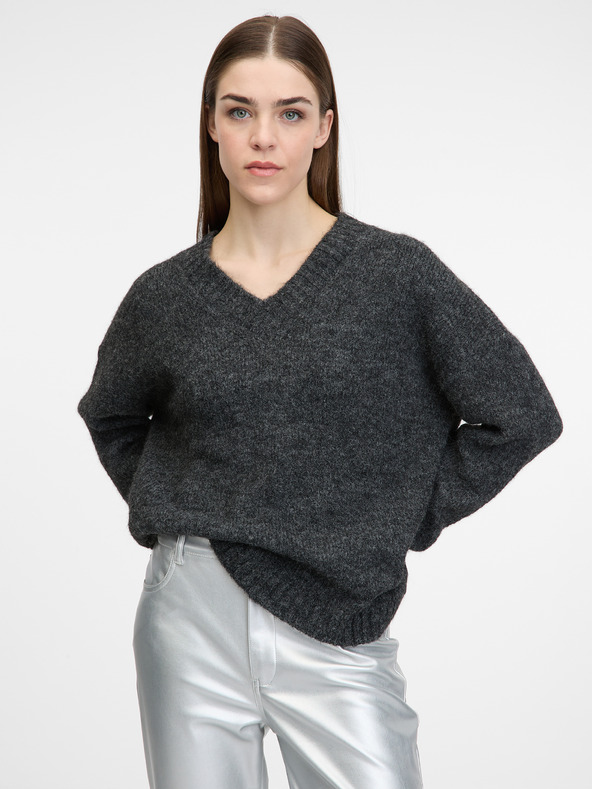 Orsay Pulover de dama gri inchis ORSAY