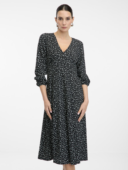 Orsay Rochie midi neagră pentru femei ORSAY