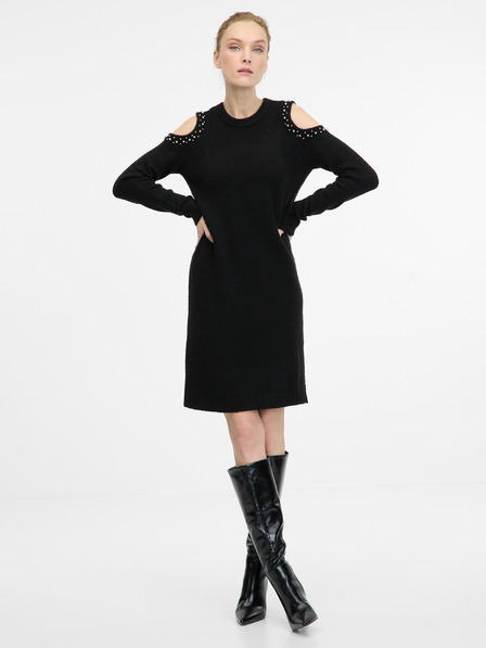 Orsay Rochie pulover damă neagră ORSAY