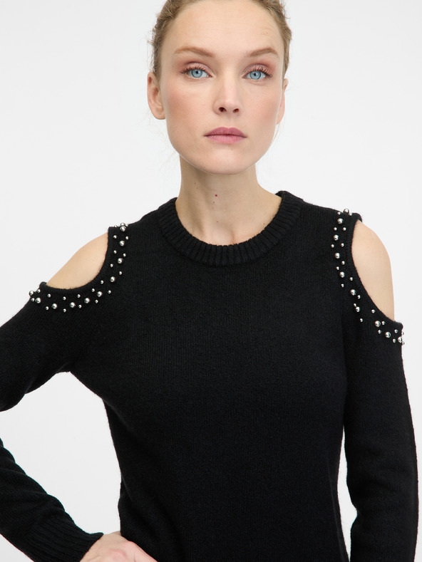 Orsay Rochie pulover damă neagră ORSAY