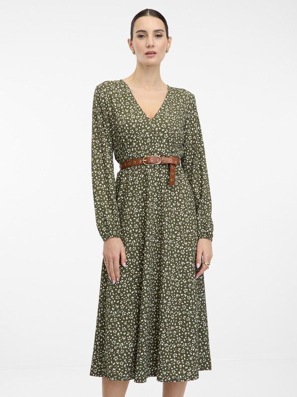 Orsay Rochie midi verde pentru femei ORSAY