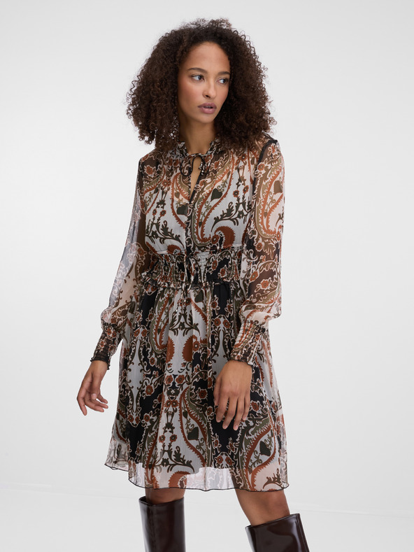 Orsay Rochie de damă maro cu model ORSAY