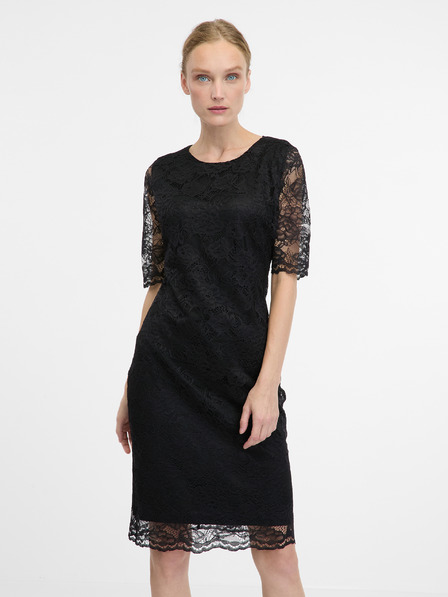 Orsay Rochie neagră până la genunchi, pentru femei ORSAY