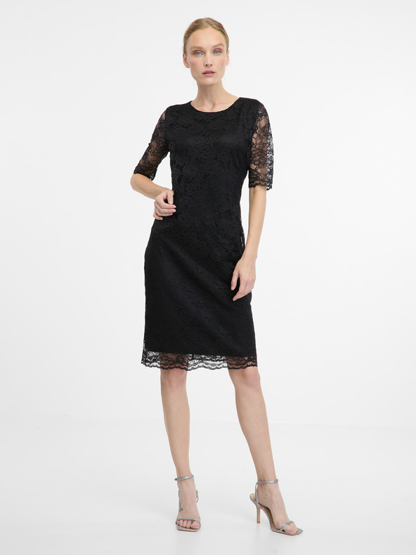 Orsay Rochie neagră până la genunchi, pentru femei ORSAY