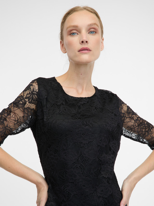 Orsay Rochie neagră până la genunchi, pentru femei ORSAY