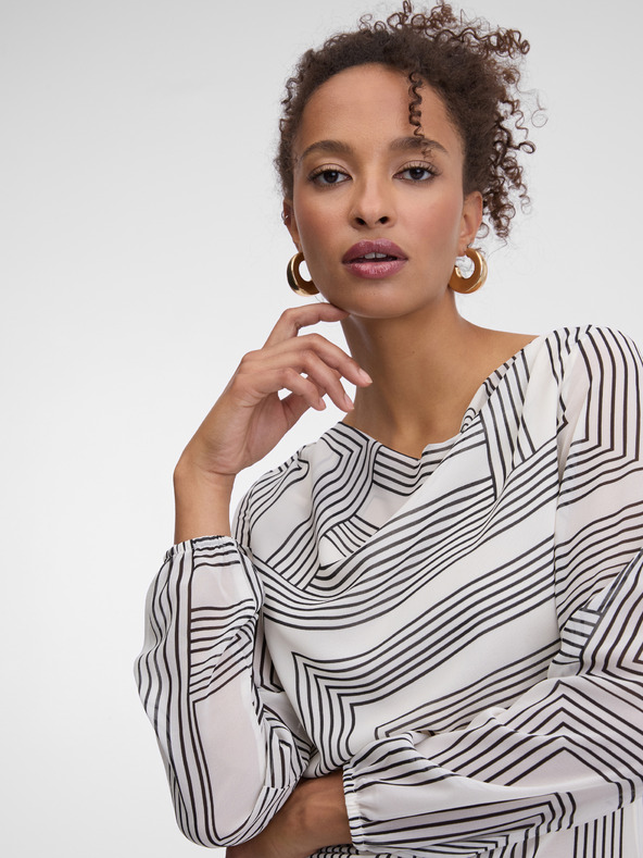 Orsay Rochie model albă la genunchi pentru femei ORSAY