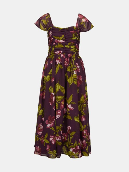 Orsay Rochie midi violet pentru femei cu imprimeu floral ORSAY