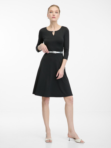 Orsay Rochie neagră până la genunchi, pentru femei ORSAY