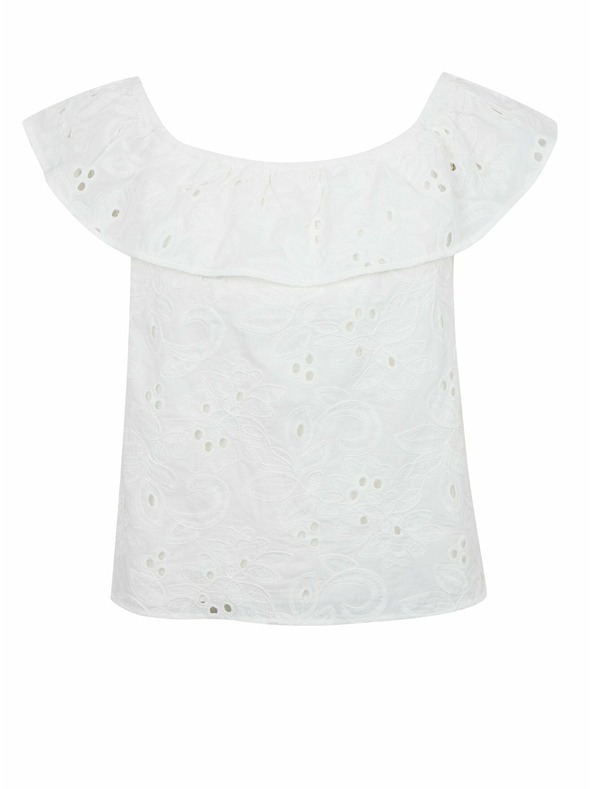 Orsay Bluză de damă albă ORSAY