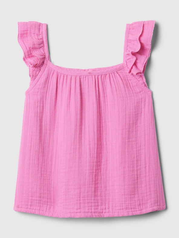 GAP Top din muselină pentru fete GAP