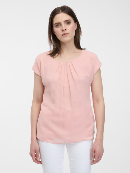 Orsay Bluză de damă de culoare caisă ORSAY