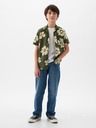 GAP Cămașă pentru copii cu model din amestec de in GAP