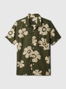 GAP Cămașă pentru copii cu model din amestec de in GAP