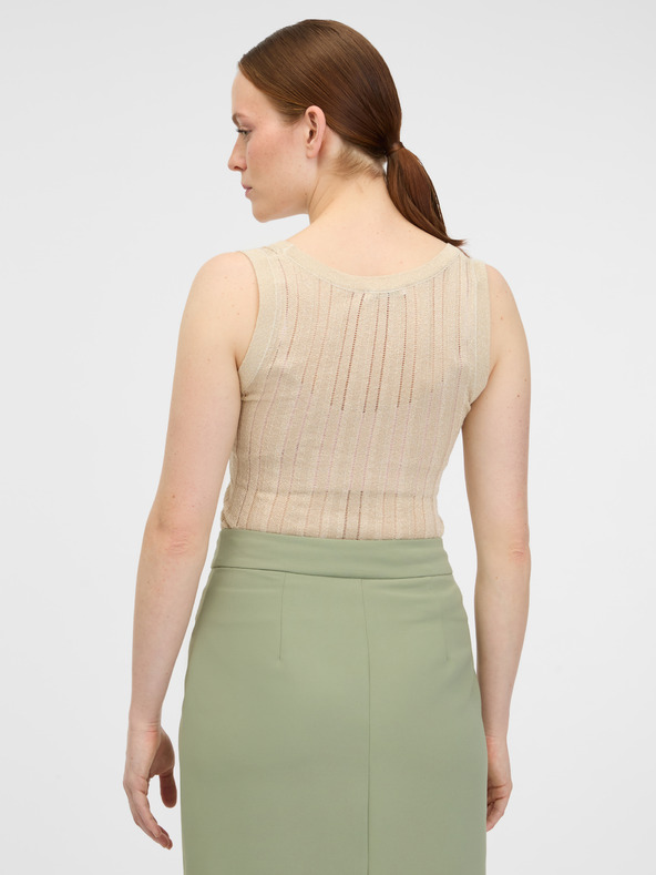 Orsay Top de dama bej ORSAY