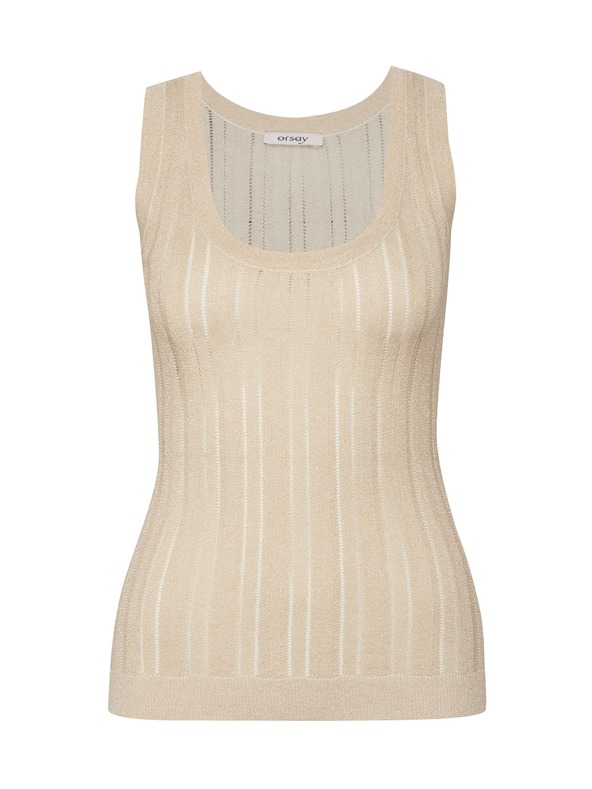 Orsay Top de dama bej ORSAY
