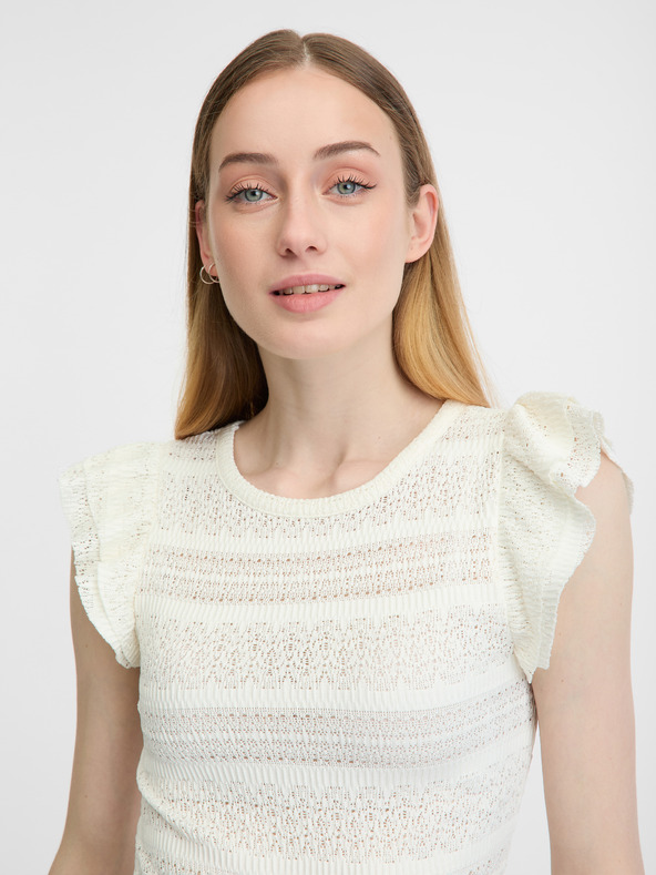 Orsay Bluză de damă albă ORSAY