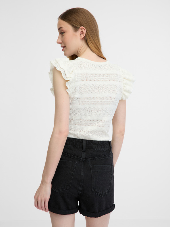 Orsay Bluză de damă albă ORSAY