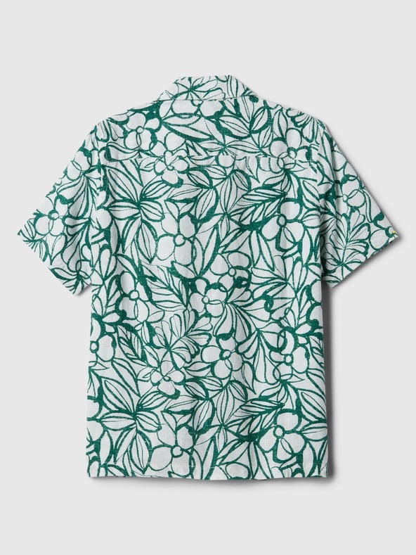 GAP Cămașă pentru copii cu model din amestec de in GAP