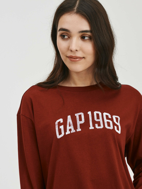 GAP Tricou crop cu logo GAP 1969