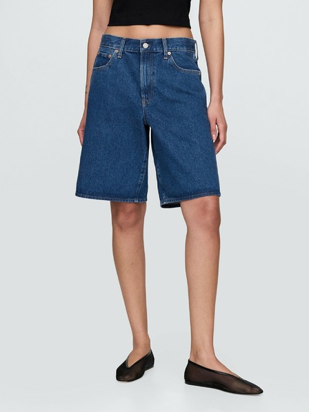 GAP Pantaloni scurți din denim Mid Rise Longline GAP