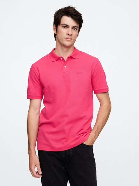 GAP Tricou polo pique cu model GAP