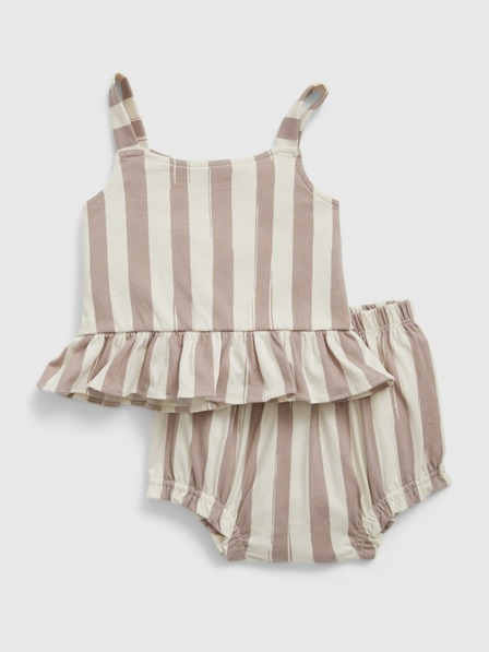 GAP Baby set peplum în dungi GAP