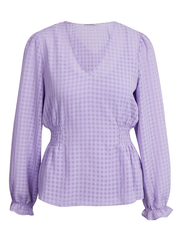 Orsay Bluză de damă în carouri violet deschis ORSAY