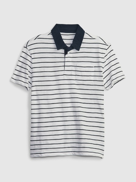 GAP Tricou polo în dungi pentru copii GAP