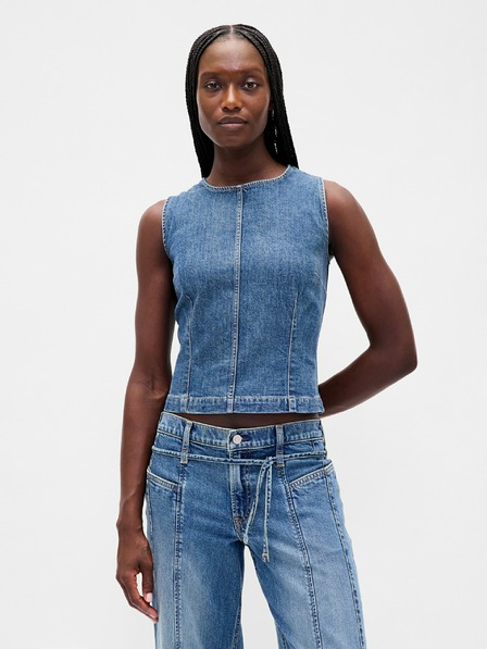 GAP Crop top din denim GAP