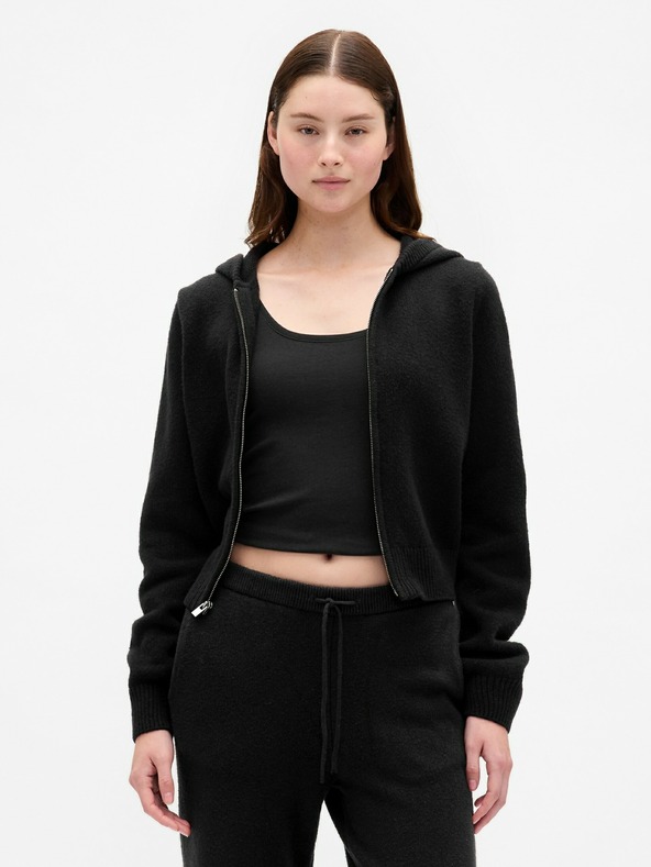 GAP Pulover CashSoft cu fermoar GAP