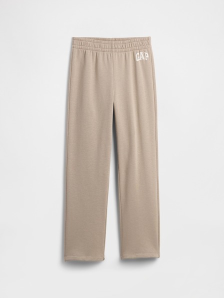 GAP Pantaloni de trening fleece logo army pentru copii GAP
