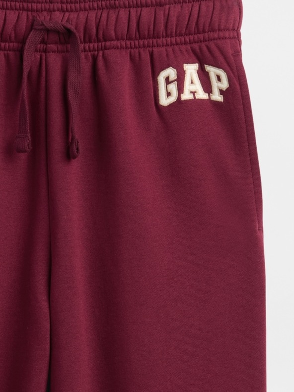 GAP Pantaloni de trening fleece logo army pentru copii GAP