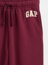 GAP Pantaloni de trening fleece logo army pentru copii GAP