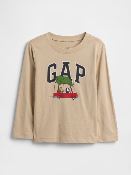 GAP Tricou cu logo pentru copii GAP