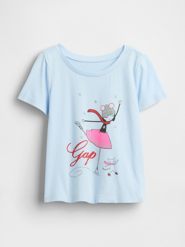 GAP Tricou cu logo pentru copii GAP
