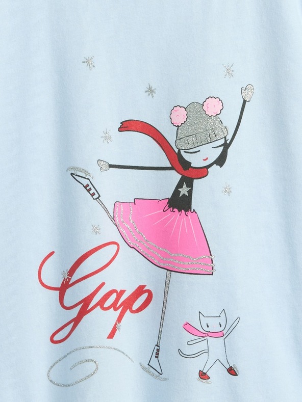 GAP Tricou cu logo pentru copii GAP