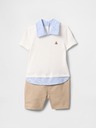 GAP Baby set cu tricou polo și pantaloni scurți GAP