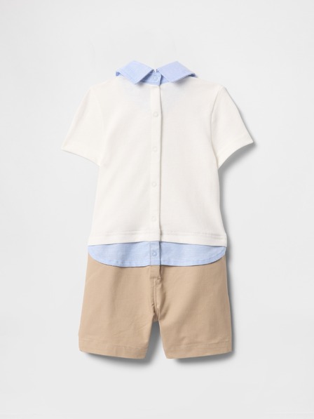 GAP Baby set cu tricou polo și pantaloni scurți GAP