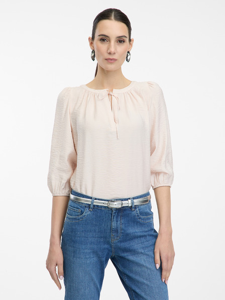 Orsay Bluză roz deschis de damă cu mânecă trei sferturi ORSAY