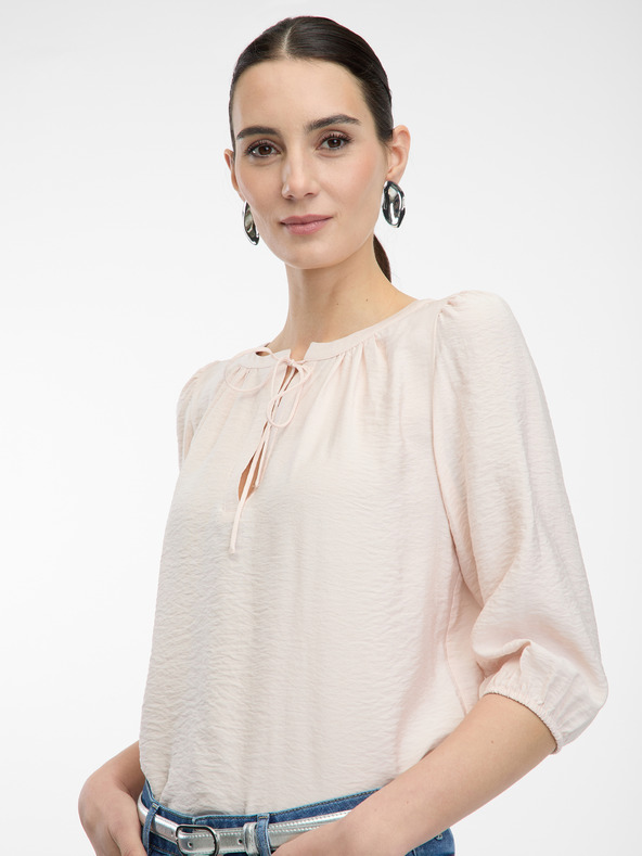 Orsay Bluză roz deschis de damă cu mânecă trei sferturi ORSAY